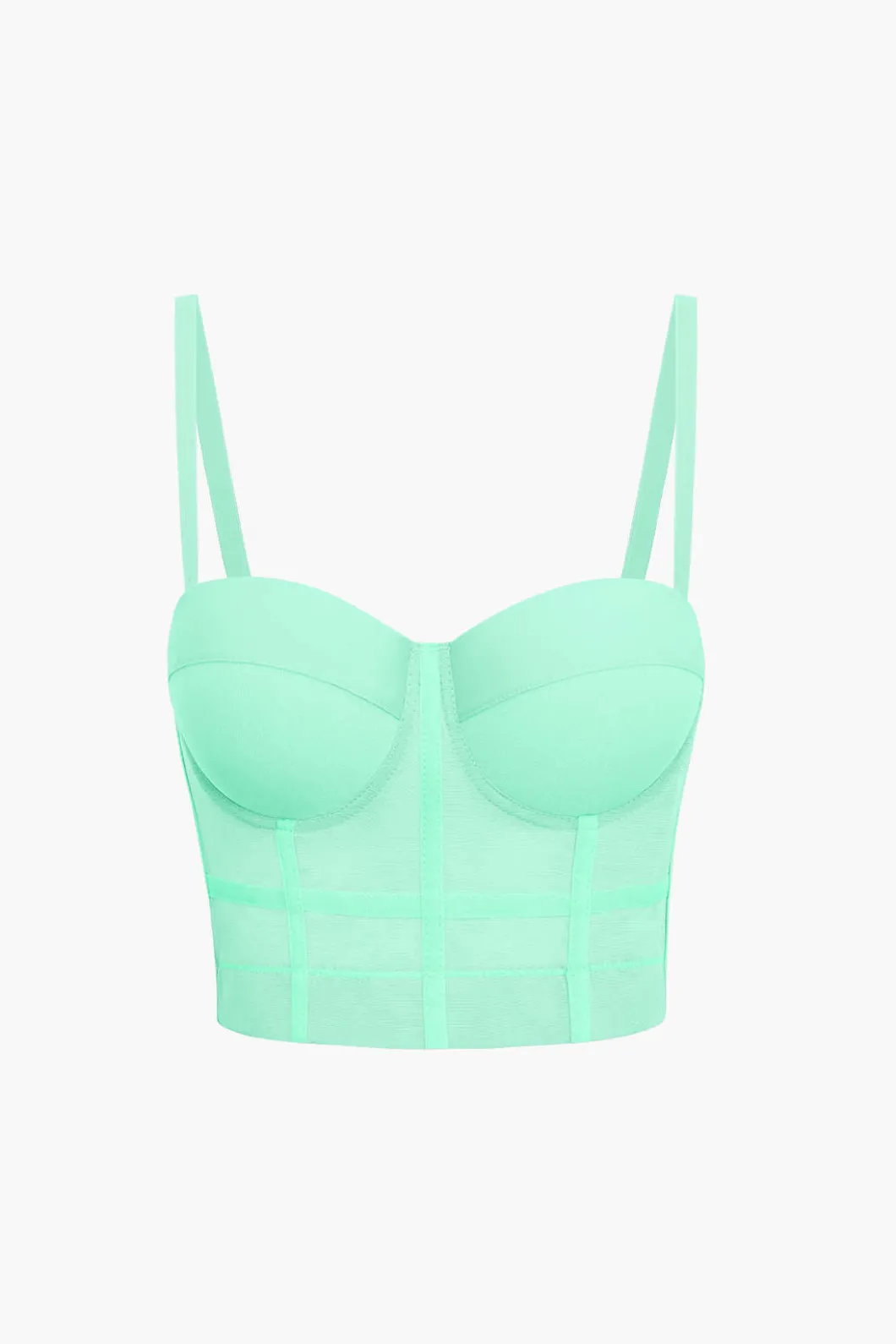 Mesh Underwire Bustier Top>MICAS Discount