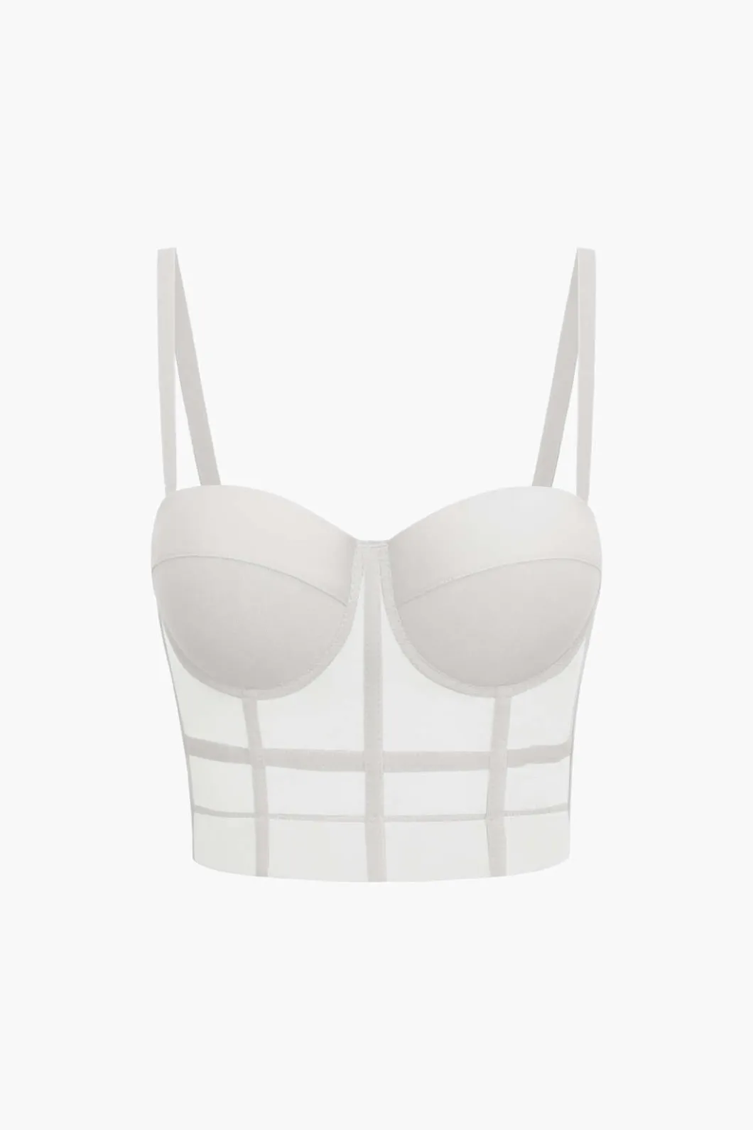 Mesh Underwire Bustier Top>MICAS Discount