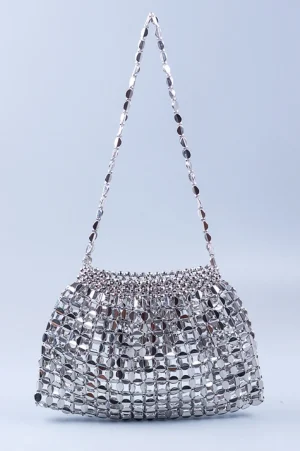 Metal Beaded Retro Shoulder Bag>MICAS Discount
