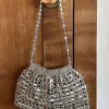 Metal Beaded Retro Shoulder Bag>MICAS Discount