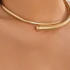 Metal Choker Open Necklace>MICAS Sale