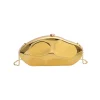 Metallic Box Shape Clutch Bag>MICAS Online