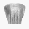 Metallic Glitter Tank Top>MICAS Outlet