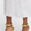 Metallic Open Toe Ankle Strap High Heels>MICAS Online