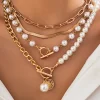 Multi-Layer Pearl Necklace>MICAS Online