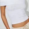 Off-Shoulder Wrap T-shirt>MICAS Best