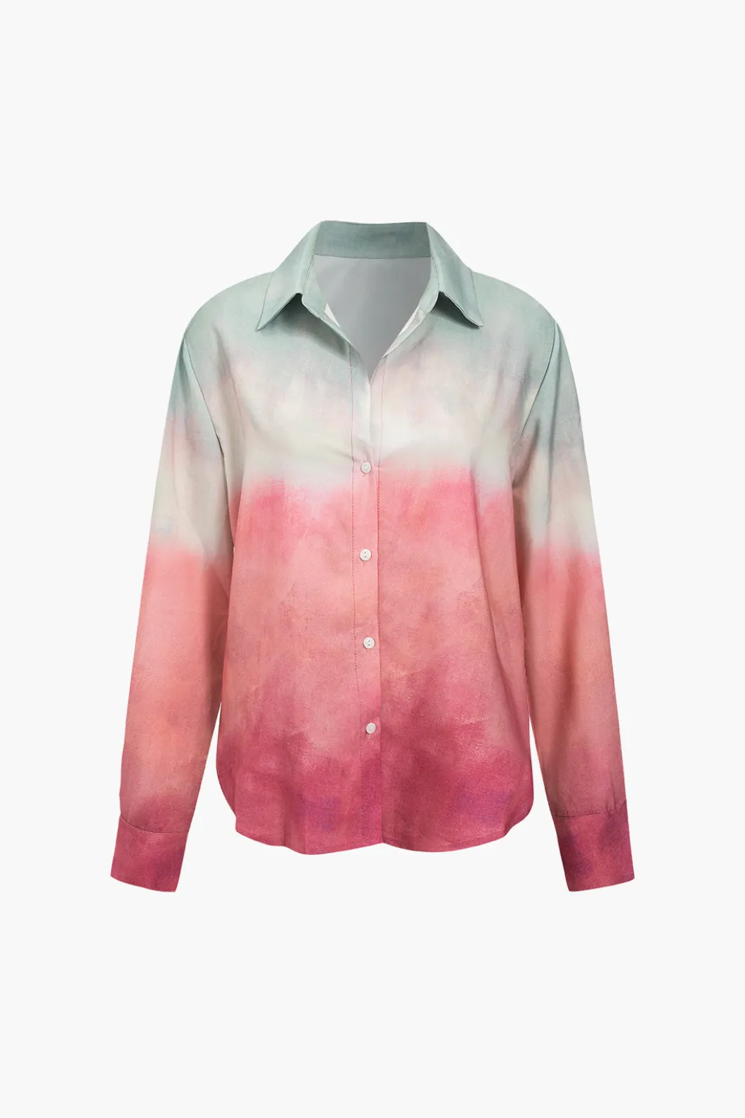 Ombre Long Sleeve Shirt>MICAS Online
