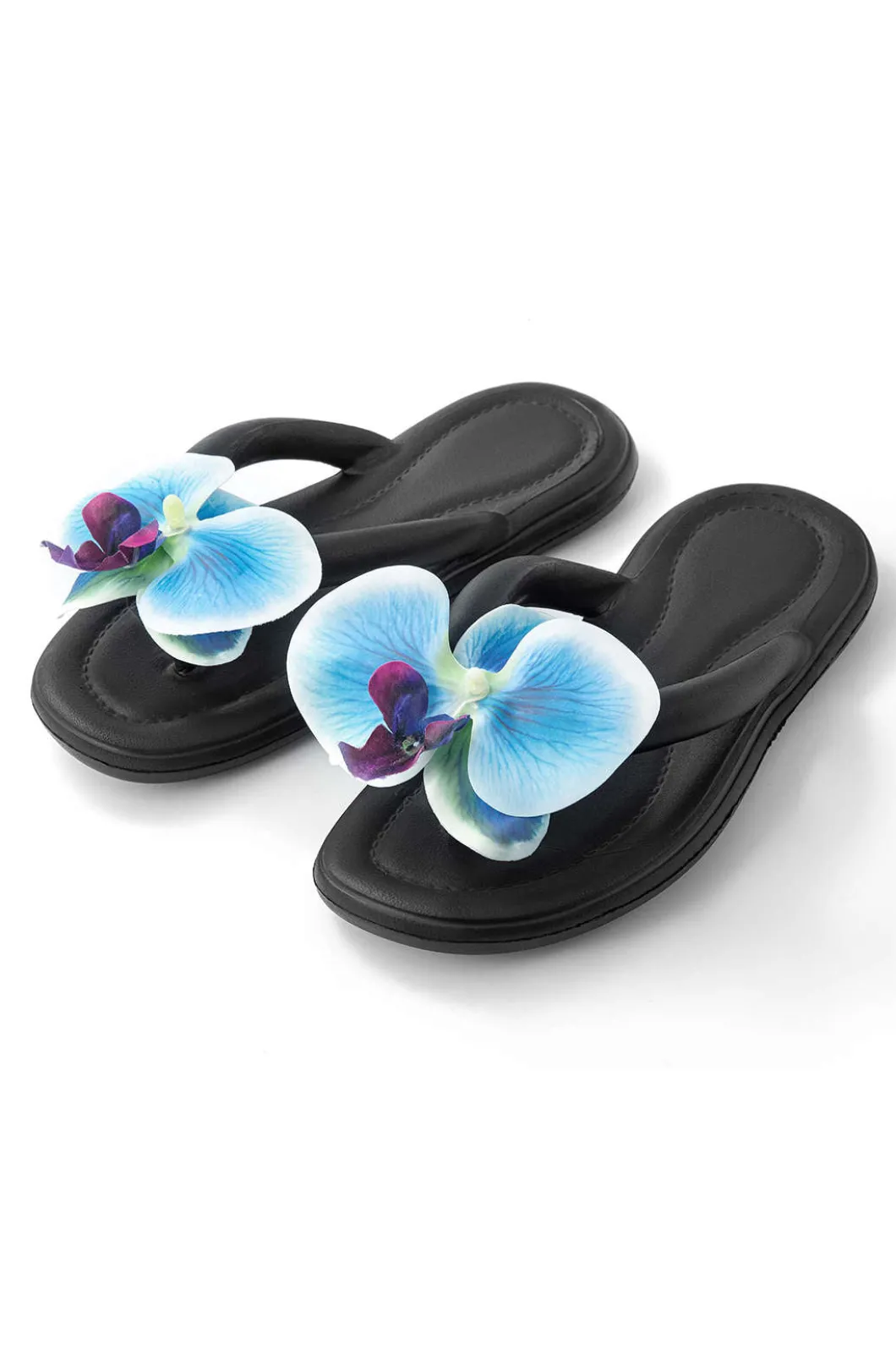 Orchid Decoration Flip Flop Slippers>MICAS Clearance