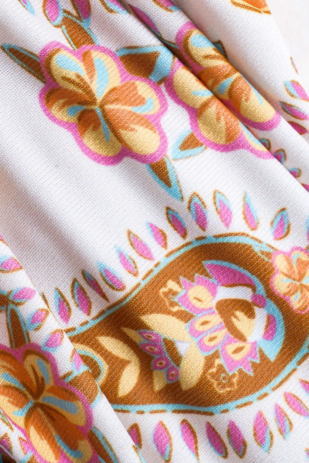 Paisley Print Tie-Up Bikini Set>MICAS New