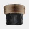 Patchwork Faux Leather Strapless Tube Top>MICAS Best