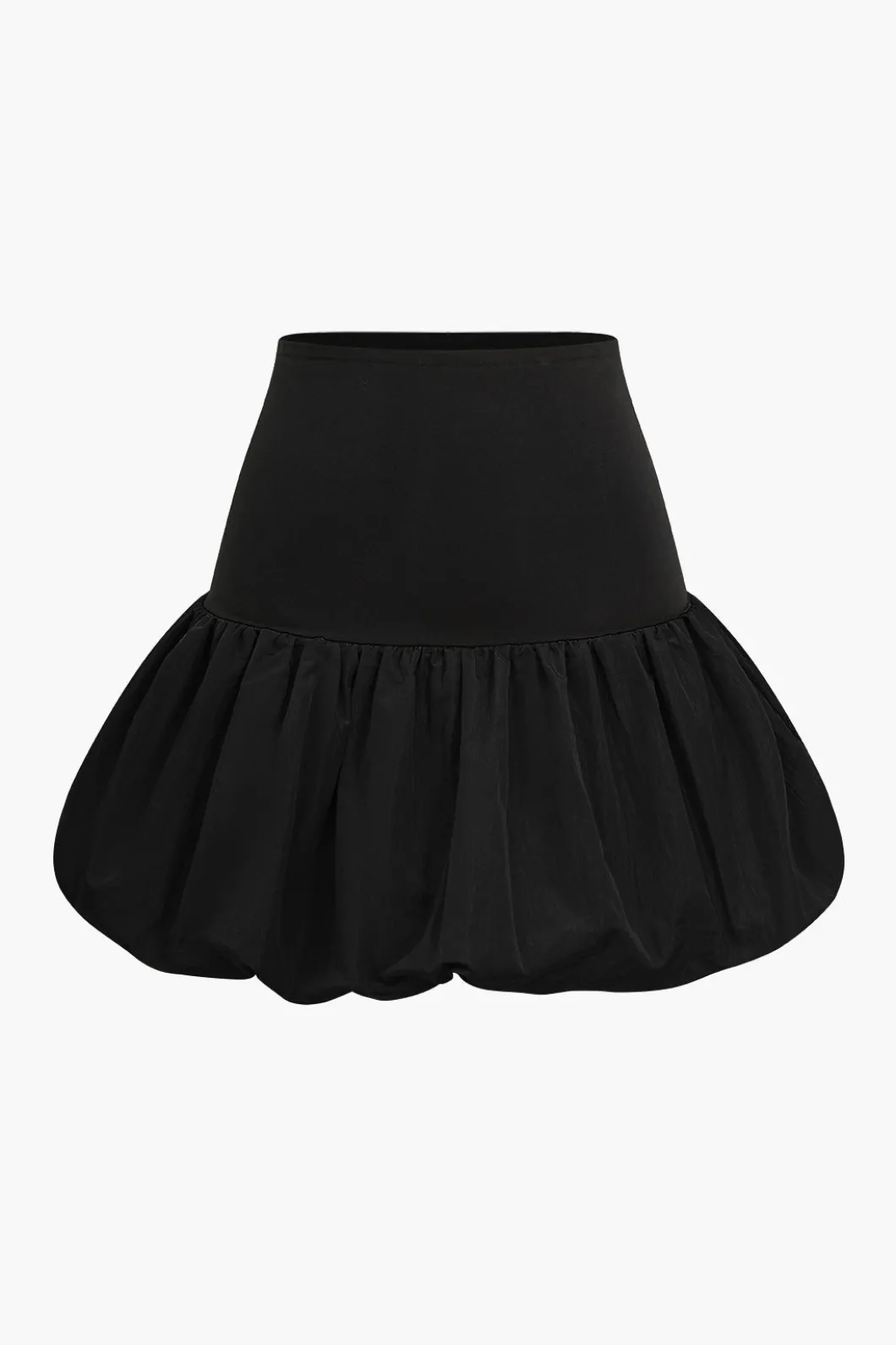 Patchwork Puff Mini Skirt>MICAS Fashion