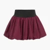 Patchwork Tie Up Top And Puff Skirt Set>MICAS Discount