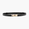 Patent Leather Belt With Buckle Decoration>MICAS New