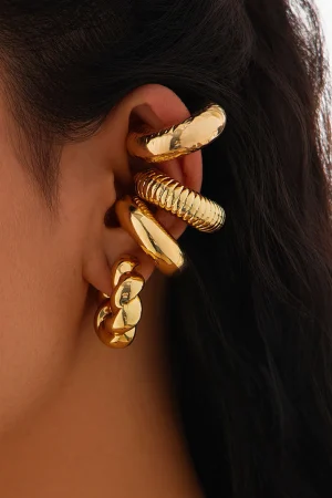 4pc Metal Earrings Set>MICAS Best