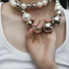 Pearl Double-Layered Necklace>MICAS Hot