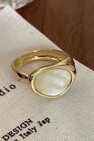 Pearl-Embellished Ring>MICAS Outlet