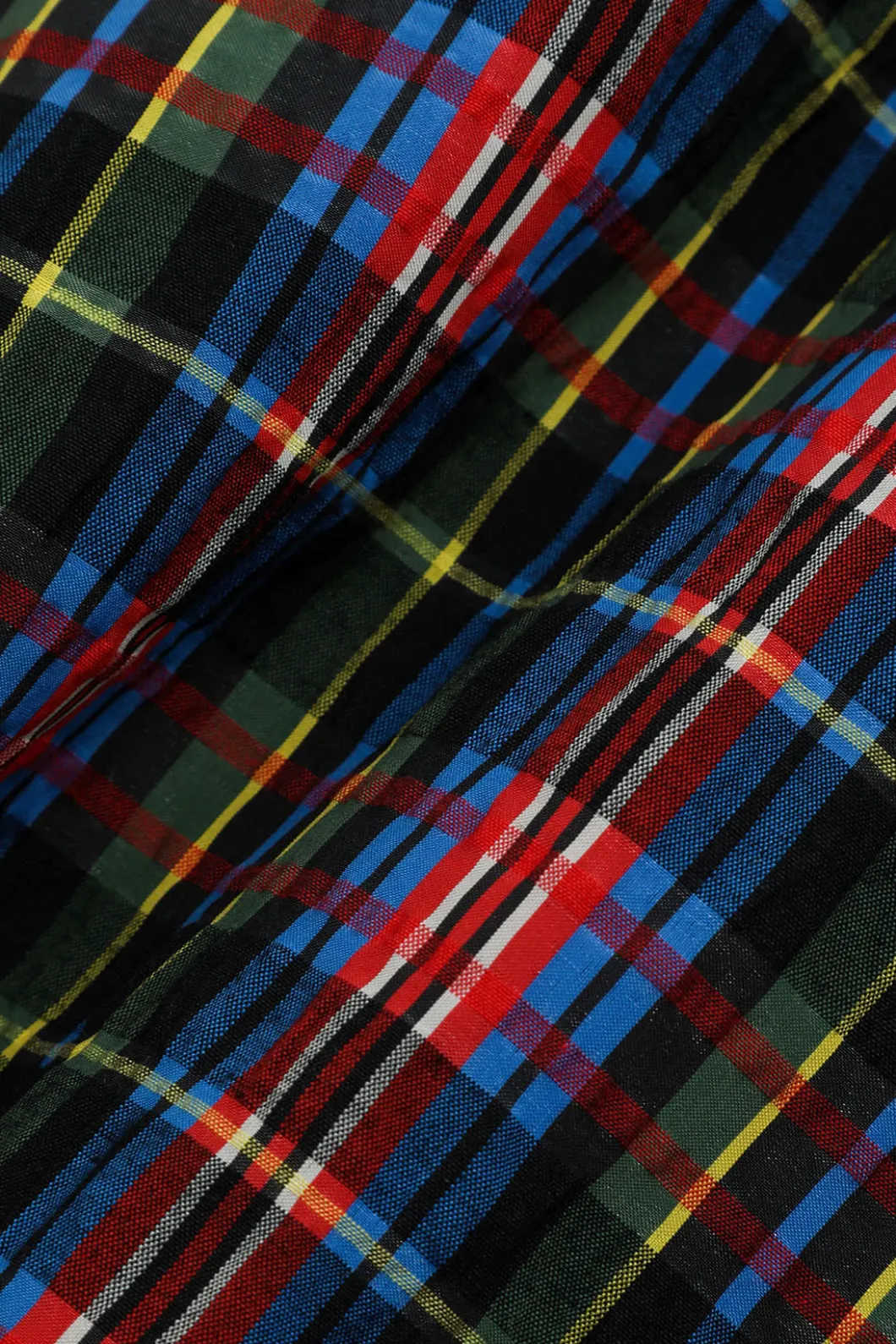 Plaid Cut Out Waist Midi Skirt>MICAS Discount