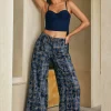 Plaid Print Belted Trousers>MICAS Clearance