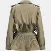 Pleated Ruffle Tie-Up Jacket>MICAS Sale
