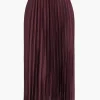 Pleated Satin Skirt>MICAS Discount