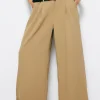 Pleated Wide Leg Pants With Belt>MICAS Discount