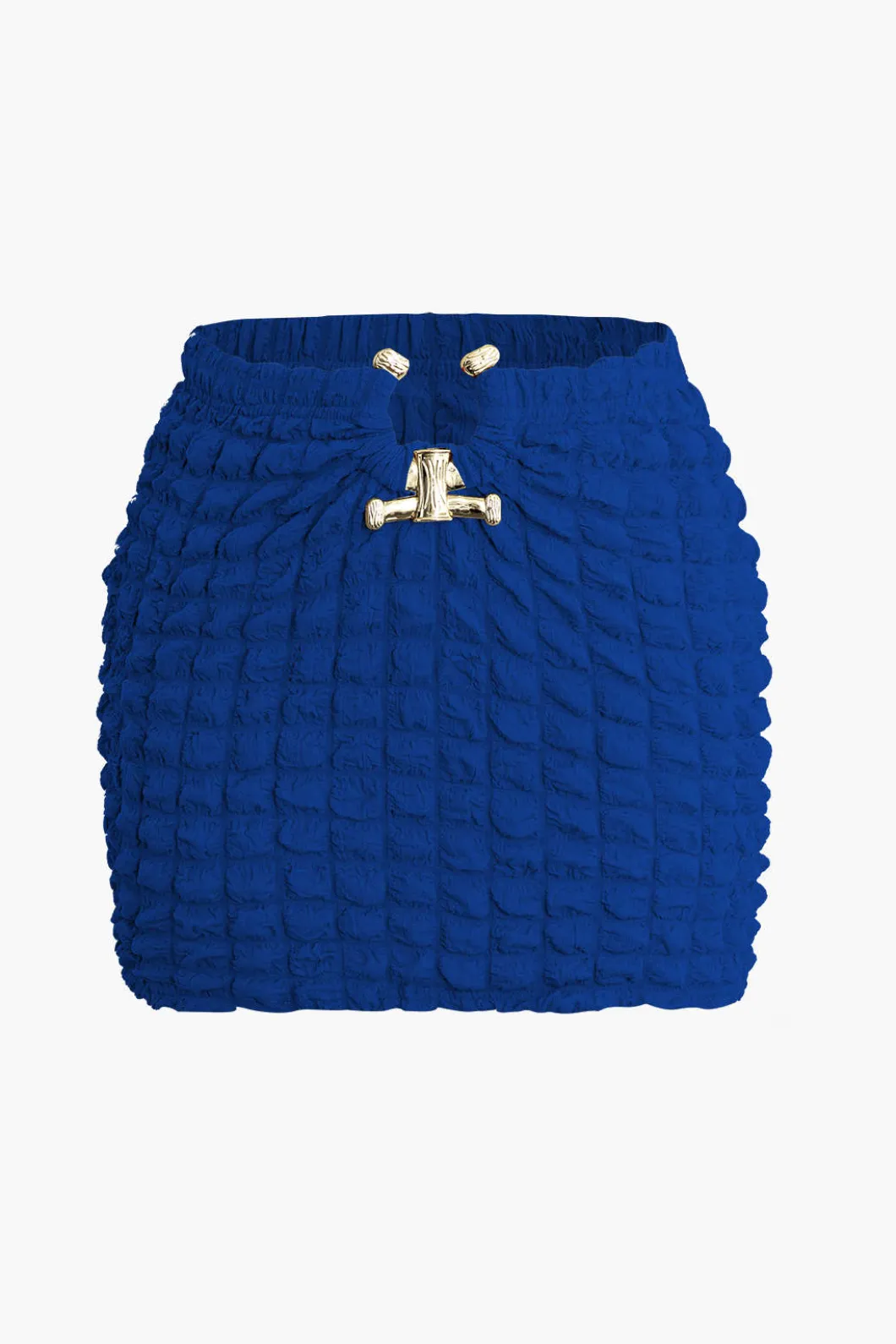 Popcorn Textured Tube Top And Mini Skirt Set>MICAS Sale