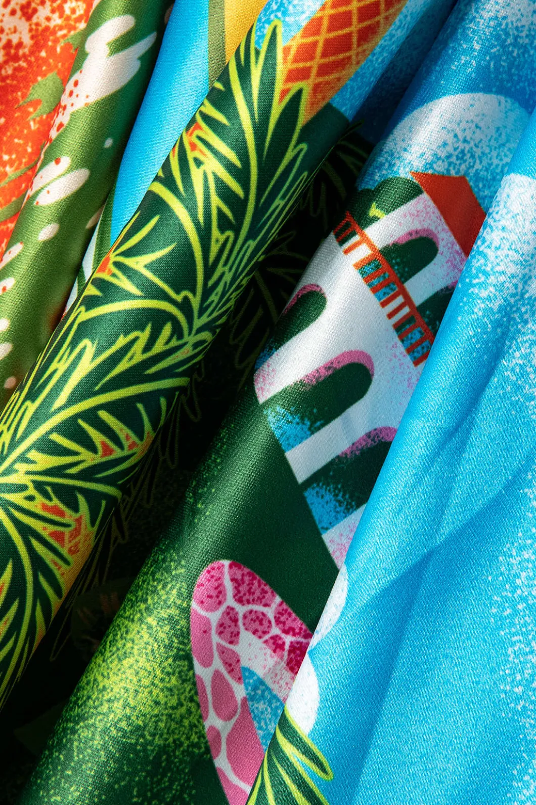 Print Asymmetrical Skirt>MICAS Sale