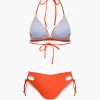 Print T-shirt And Tie Halter Bikini Set>MICAS Online