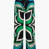 Printed Drawstring Waist Straight Leg Pants>MICAS Discount
