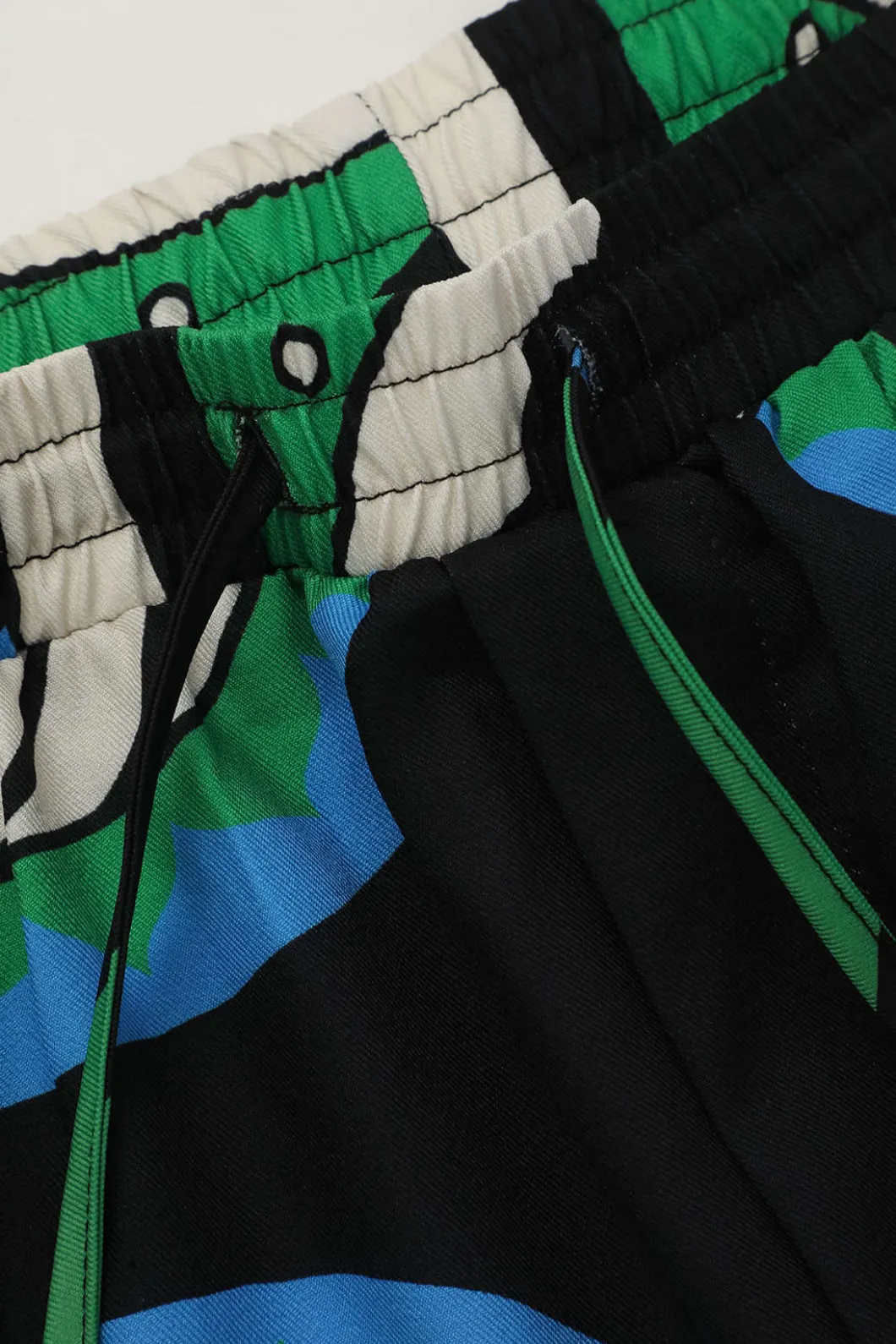 Printed Drawstring Waist Straight Leg Pants>MICAS Discount