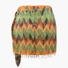 Printed Knot Mini Skirt>MICAS Fashion