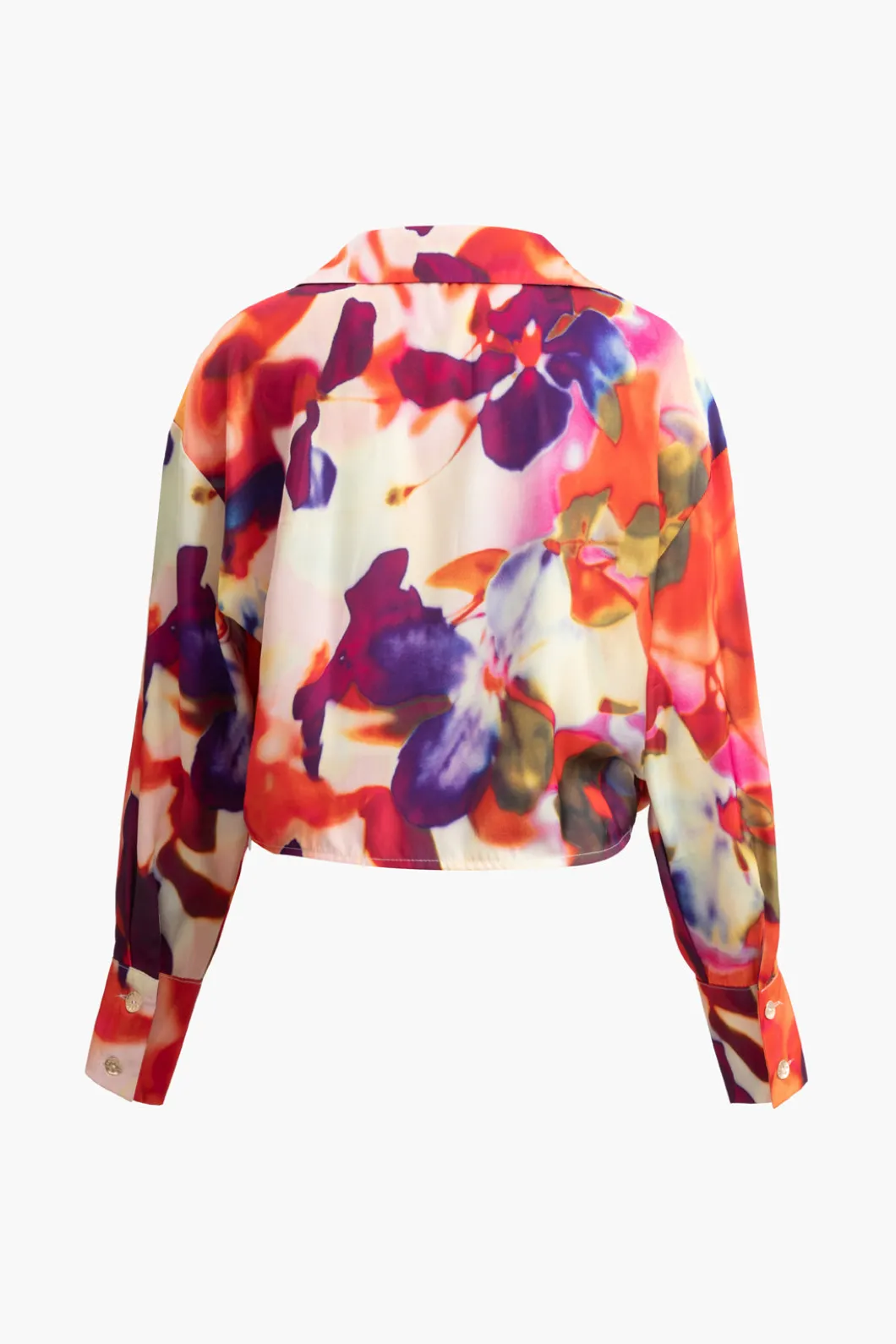 Printed Satin Blouse>MICAS Sale