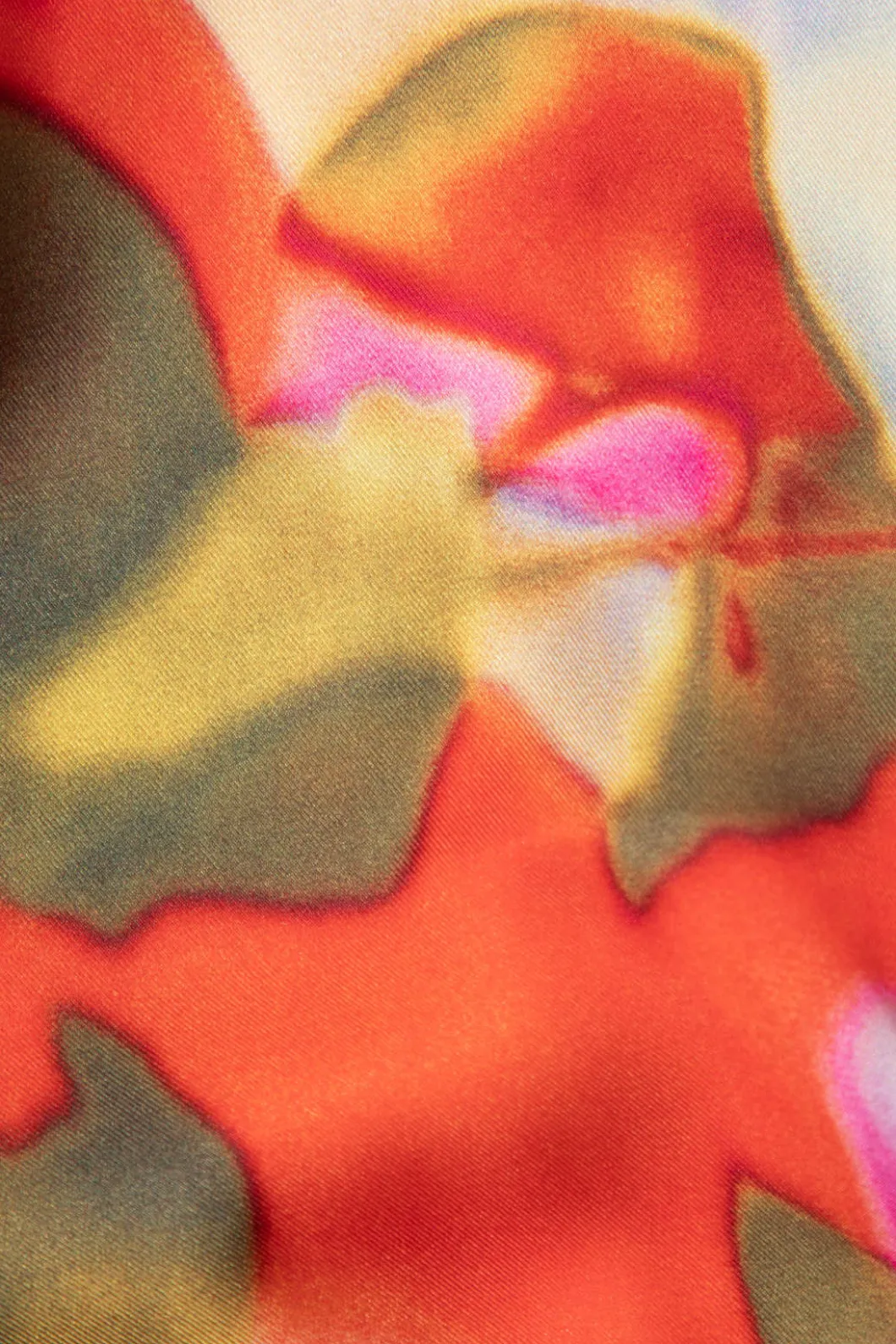 Printed Satin Blouse>MICAS Sale