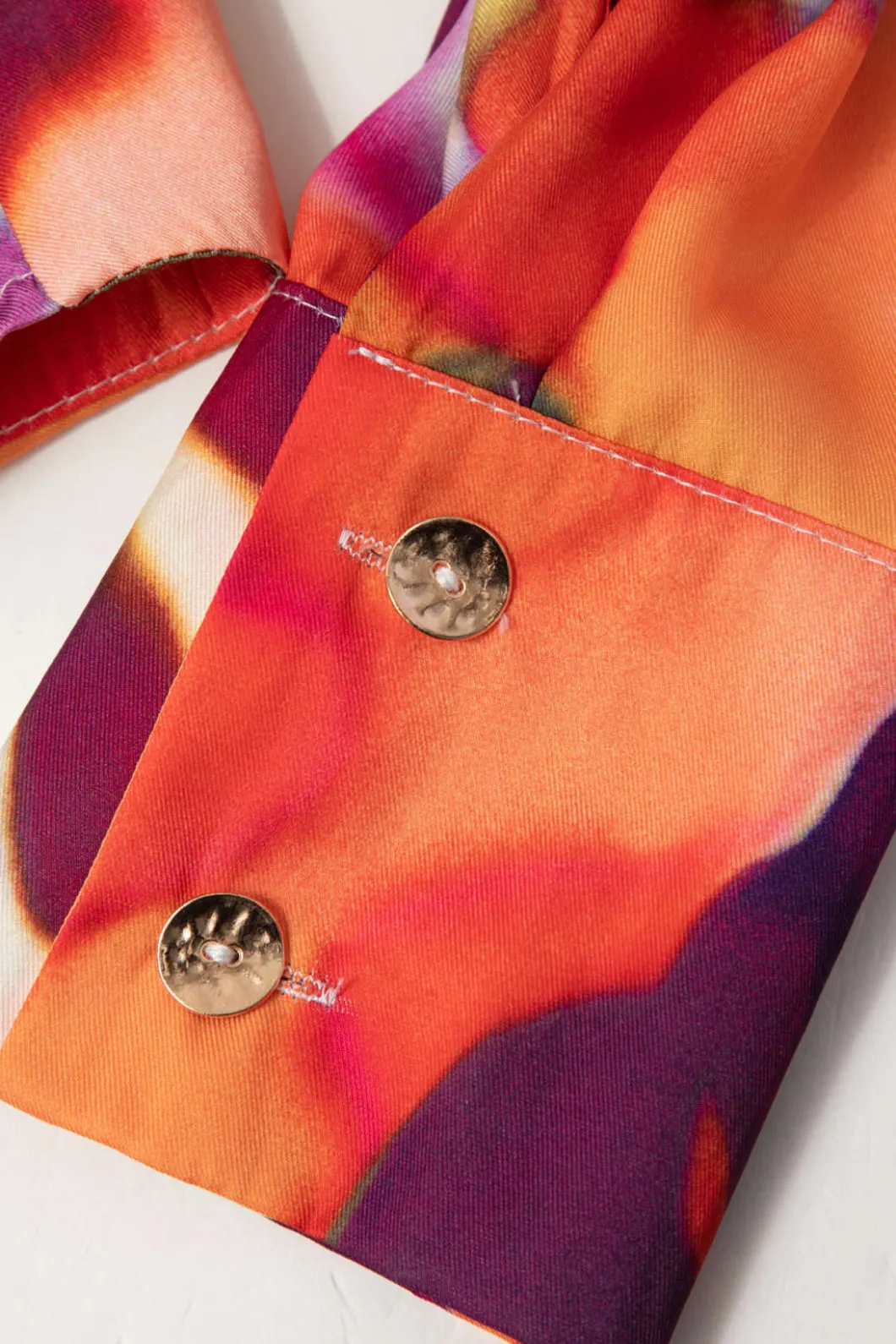 Printed Satin Blouse>MICAS Sale