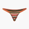Rainbow Stripe Crochet Bikini Set>MICAS Discount