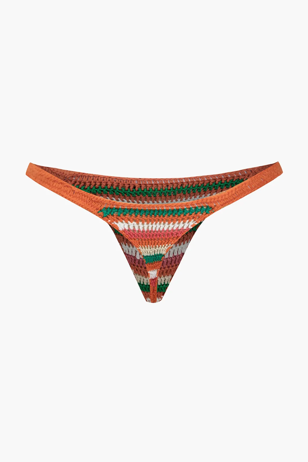 Rainbow Stripe Crochet Bikini Set>MICAS Discount