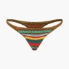 Rainbow Stripe Crochet Bikini Set>MICAS Discount