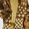 Retro Pattern Knit Button Cardigan>MICAS Fashion