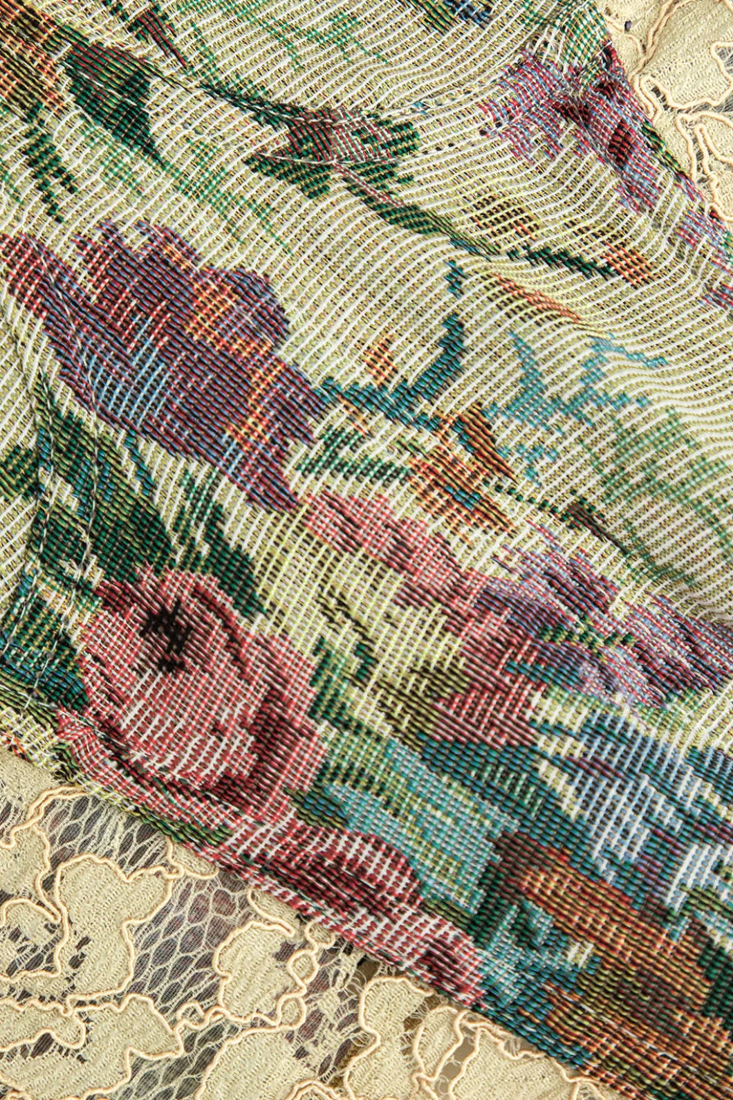 Retro Print Corset Tie-Up Cami Top>MICAS Best