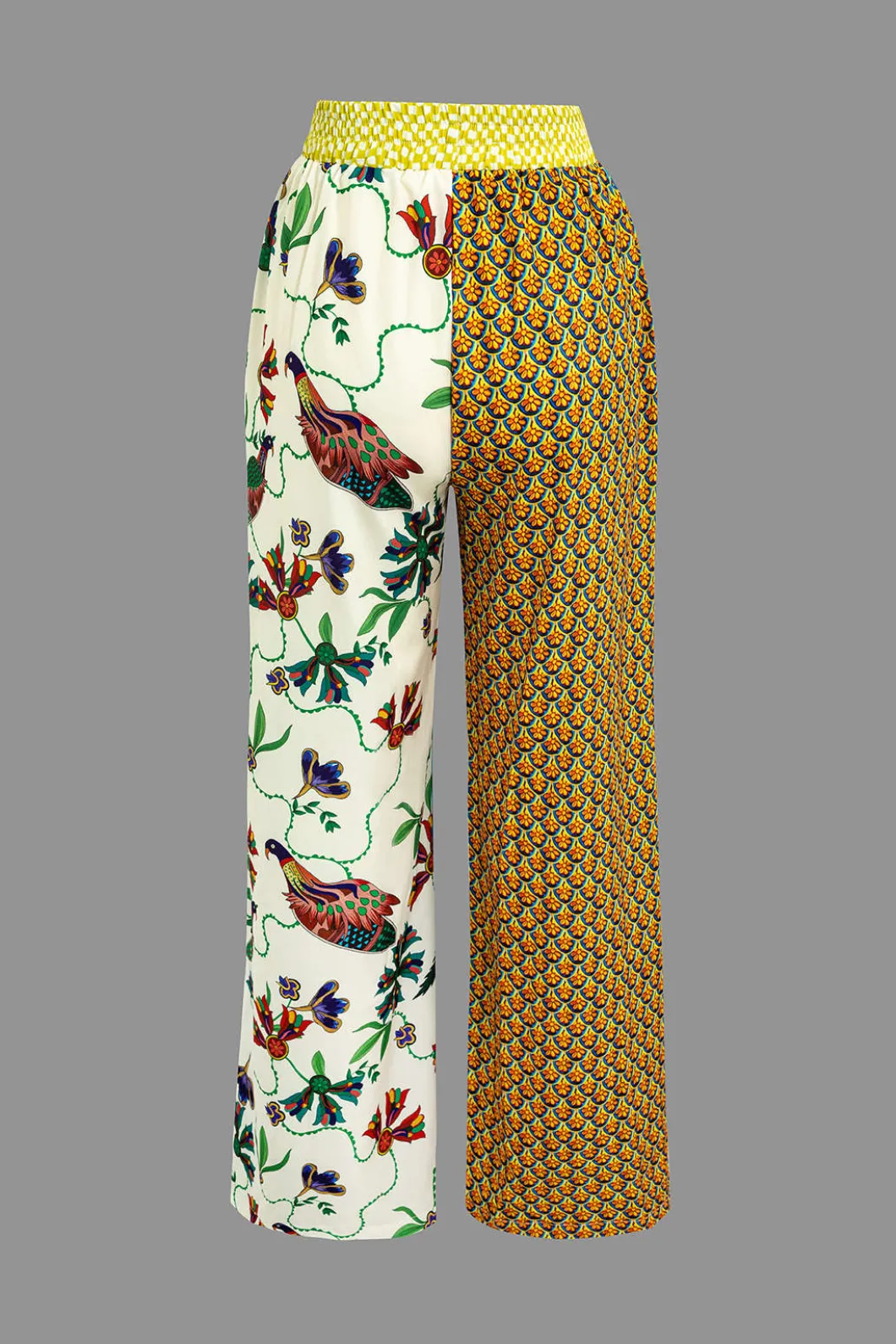 Retro Print Shirt and Pants Set>MICAS New