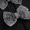 Rhinestone Bow Cut Out Mini Dress>MICAS Fashion