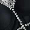 Rhinestone Bustier Cami Top>MICAS Clearance