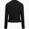 Ribbed Button-Front Pockets Sweater Cardigan>MICAS Hot
