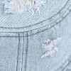 Ripped Frayed Denim Bucket Hat>MICAS Discount