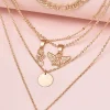 Rose & Angel Layered Necklace>MICAS Online
