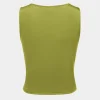 Ruched Asymmetrical Sleeveless Tank Top>MICAS Clearance