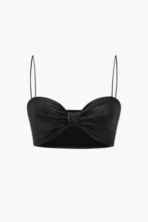 Ruched Detail Slip Cami Top>MICAS Clearance