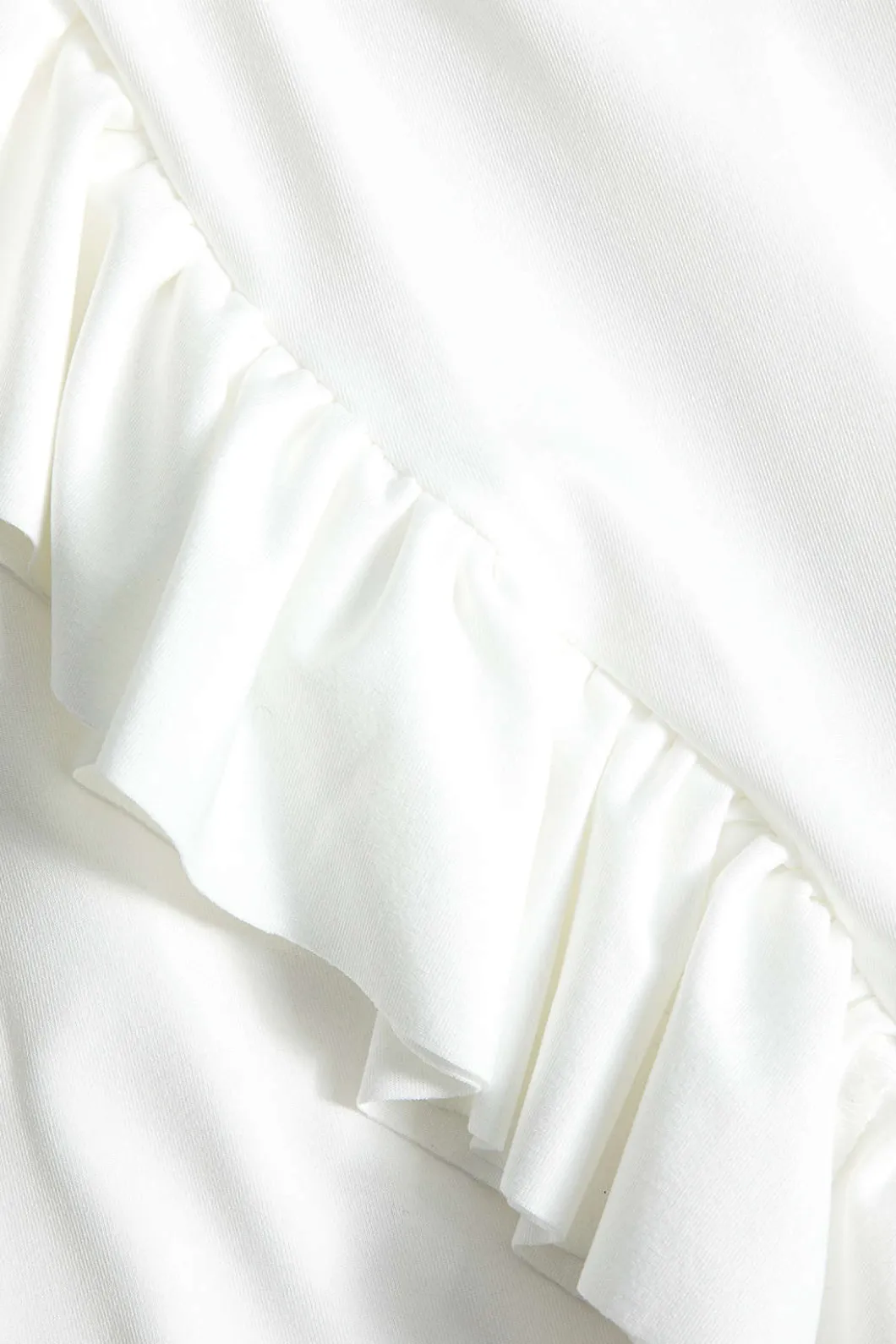 Ruffled V-Neck Long Sleeve Maxi Dress>MICAS Best