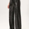 Sequin High Waisted Wide Leg Trousers>MICAS Best