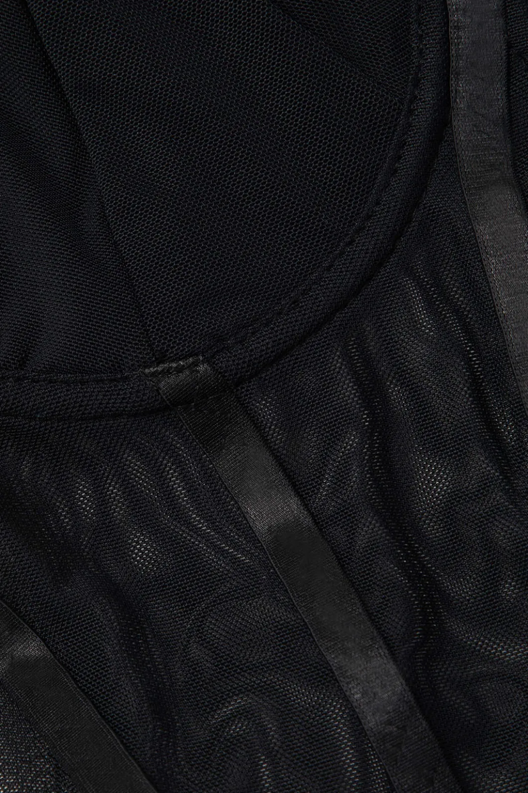 Sheer Bustier Corset Bodysuit>MICAS Discount